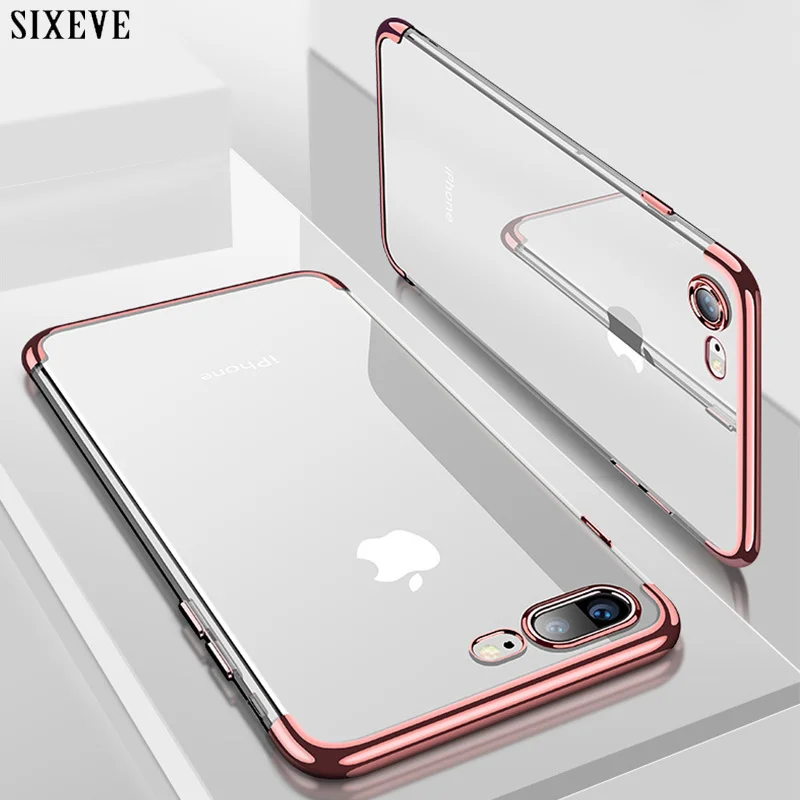 Силиконовый прозрачный мягкий чехол для телефона iPhone 11 Pro 12 X XS Max XR SE 2020 6 S s 6Plus 7 8