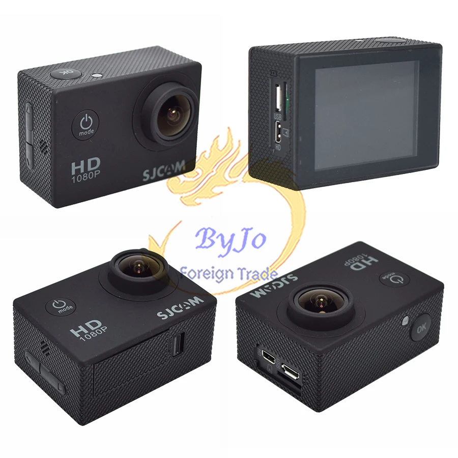 Оригинальная Экшн камера SJCAM серии SJ4000 1080P HD 2 0 &quotSJ4000 и WIFI Водонепроницаемая