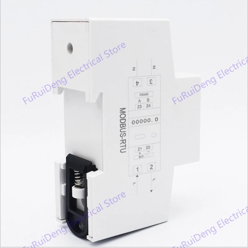 Однофазный двухпроводной RS485 MODBUS протокол ЖК-дисплей с подсветкой 220 В/230 В 50 Гц/60 Гц din-рейку ваттметр счетчик энергии Ватт метр