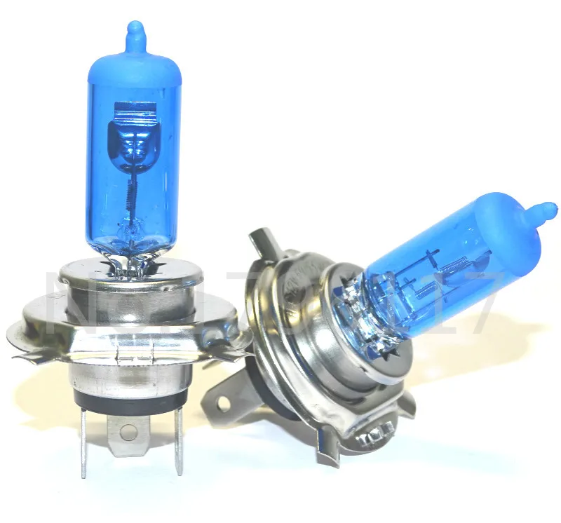 2 шт. H4 9003 HB2 P43T DC 12V 60 / 55W 5000K ксенона супер белый автомобильных фар Противотуманные