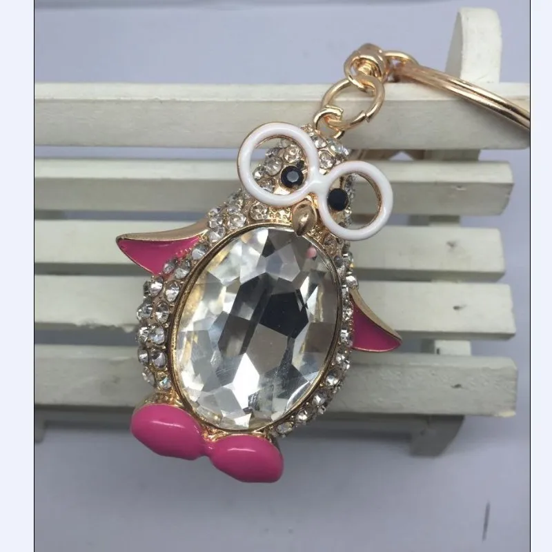 Siywina оптовая продажа брелоки Bling Новинка со стразами сова брелок для ключей мода