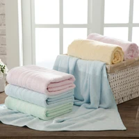 100 bamboo bath towel beach microfiber towels for adults fast drying soft 4 colors swimming towel bathroom thick high absorbent