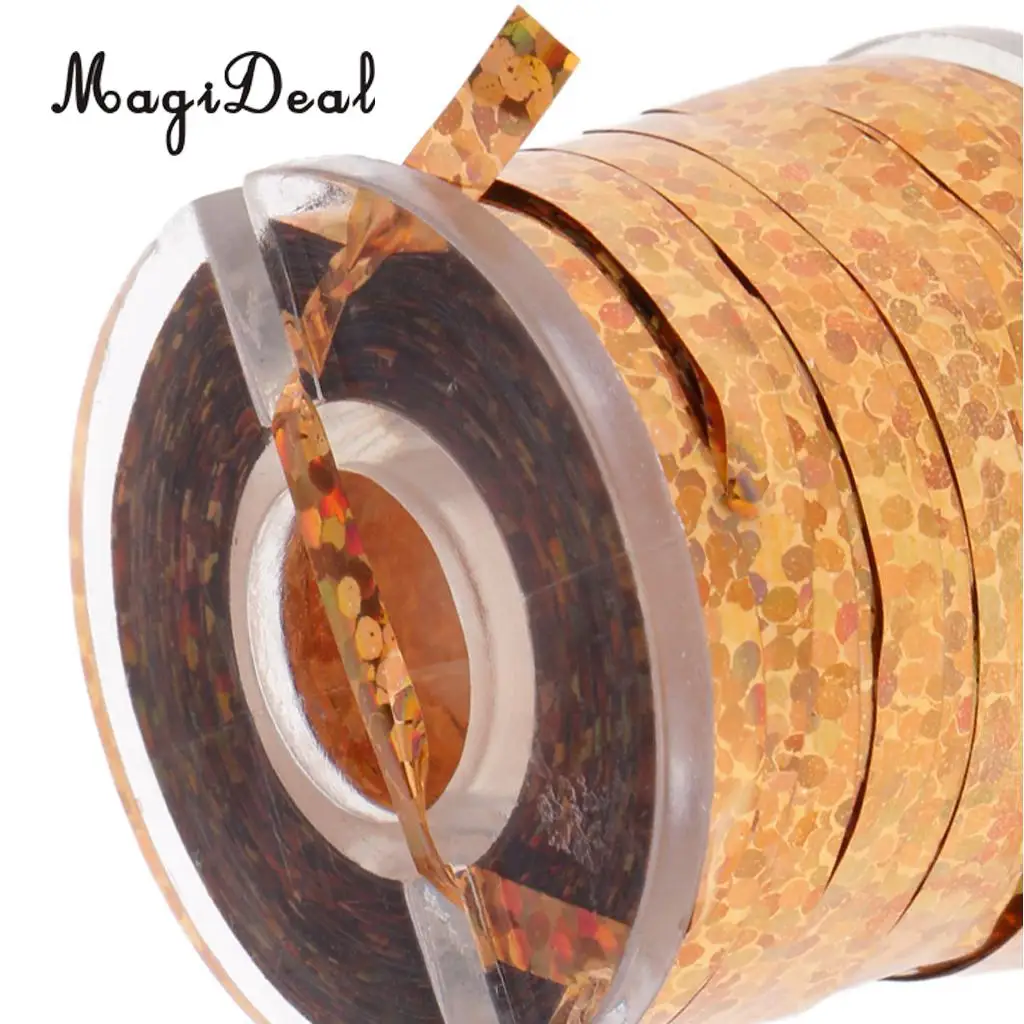 Ярдов Голографическая мишура флэш-лента Фантазийная оранжевая Мишура для