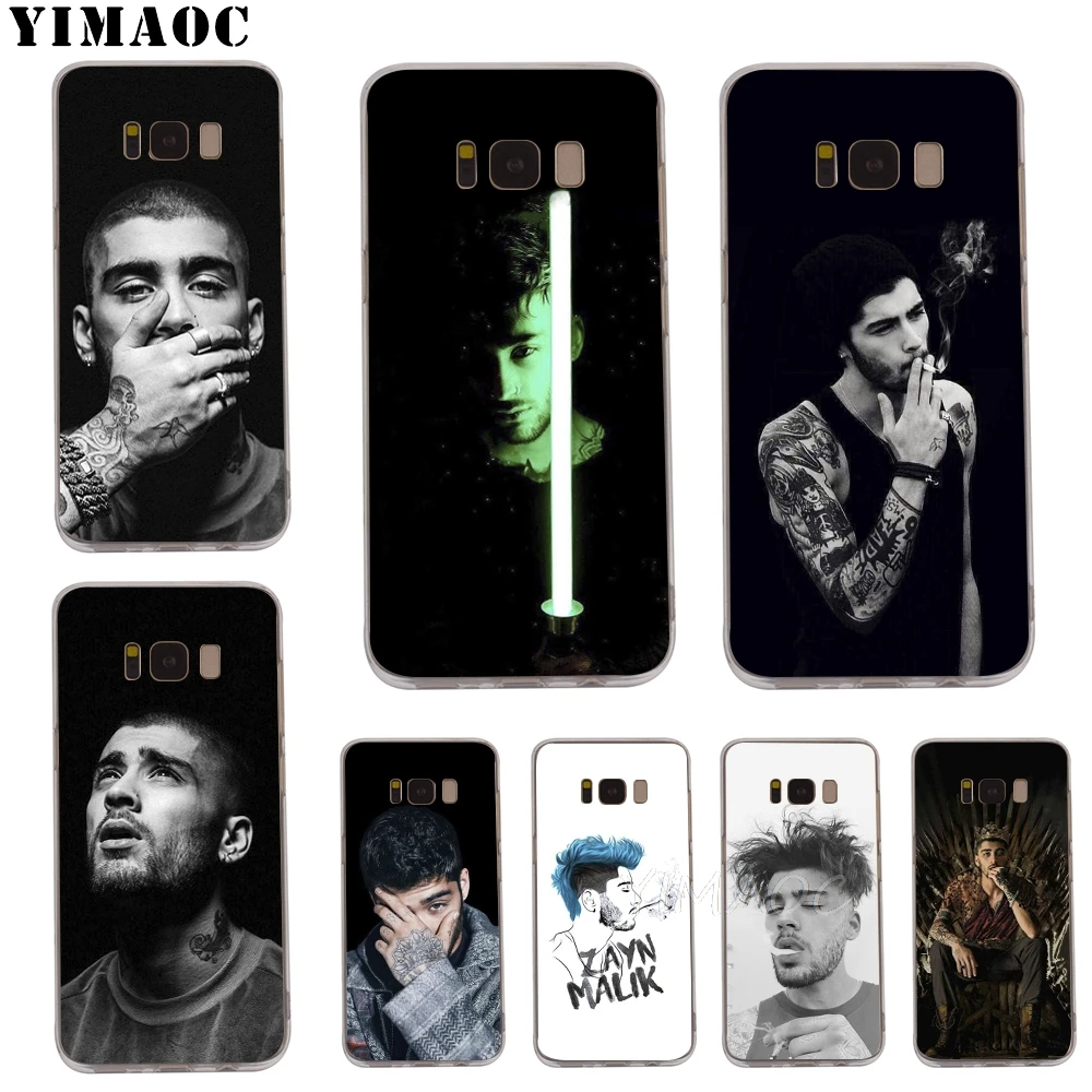 Мягкий ТПУ чехол YIMAOC Zayn malik для Galaxy j3 j5 j6 j7 A5 2016 2017 A6 A9 2018 Note 8 9 S7 edge S8 S9 S10 Plus S10e |