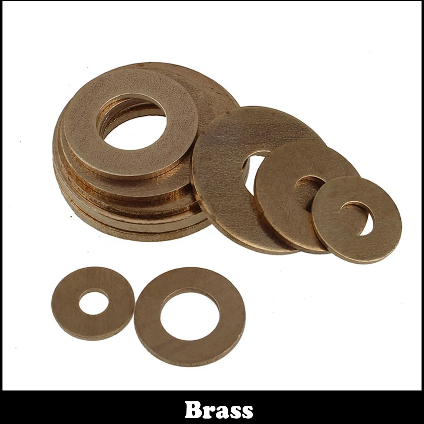 M5 M5x10x0.8 M5*10*0.8 M5x12x0.8 M5*12*0.8 Machine Spacer DIN125 Plain Ring Gasket Flat Brass Washer | Обустройство дома