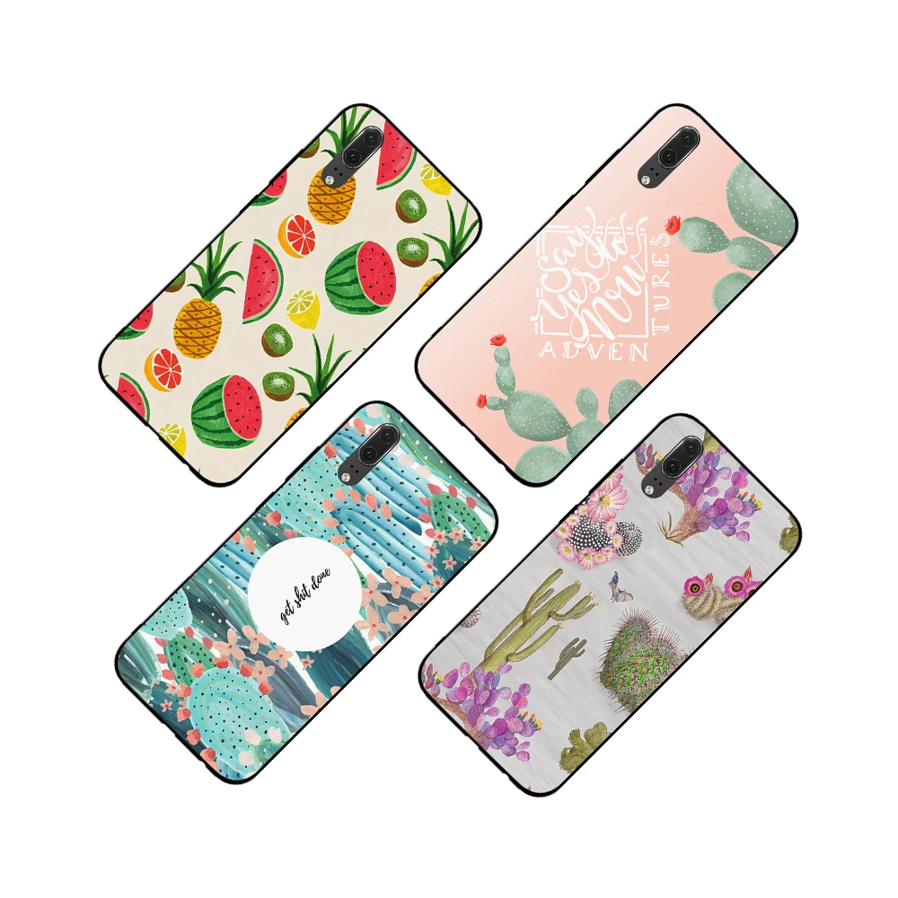 Красивый мягкий чехол для Huawei Y6 Y7 Y9 Prime 2017 2018 2019 Nova 2i 3 4 3i Lite Mate 10 20 Pro