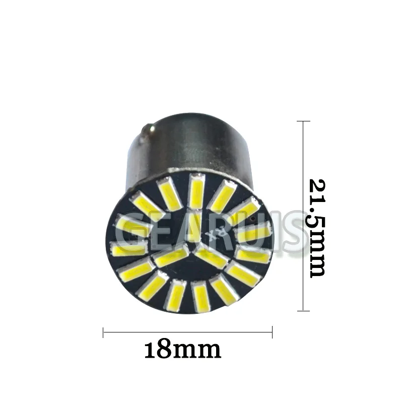 500X S25 1156 BA15S 18 SMD 4014 LED P21W 18SMD автомобильные поворотные сигнальные огни Задний