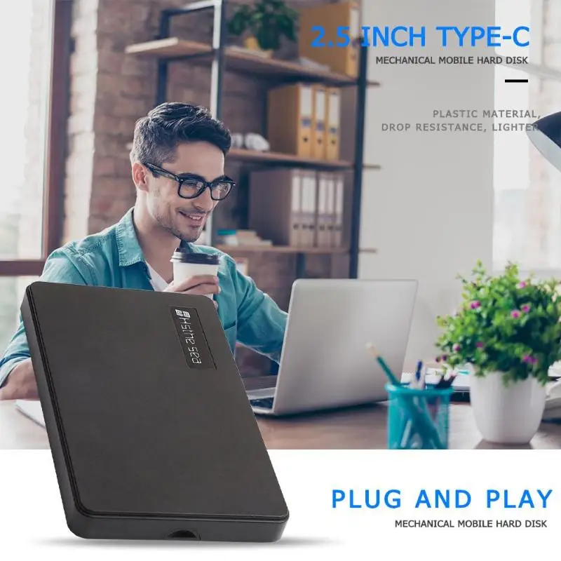 Внешний жесткий диск 2," type-C 1000 Гб/500 Гб/320 ГБ/120 ГБ USB 3,0 HDD Disco Duro Externo для ноутбука/Mac/PS4/Xbox One