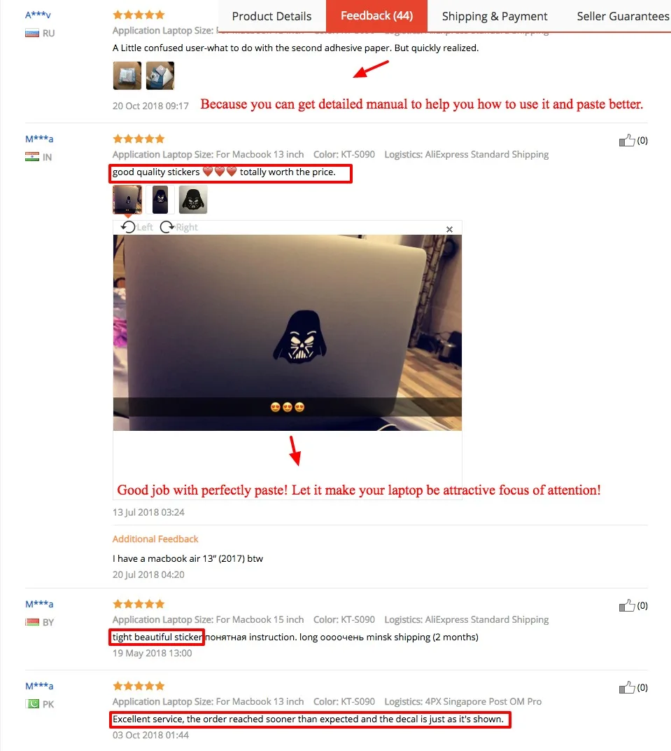 Новое поступление наклейка для ноутбука наклейка для Macbook Air Pro retina 13 11 15 17 дюймов Виниловая наклейка для ноутбука