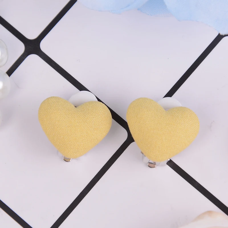 1 пара детские серьги с розовым сердцем и звездой в форме цветка милые жемчугом