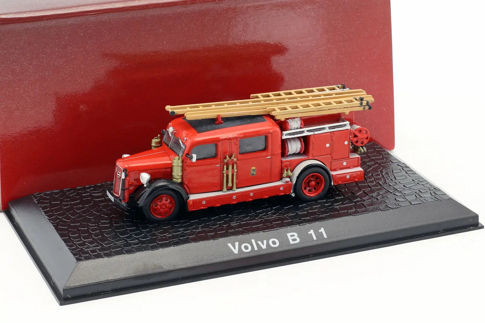 A tlas 1:72 VOL VO B 11 Fire engine boutique игрушечный автомобиль из сплава для детей Детские