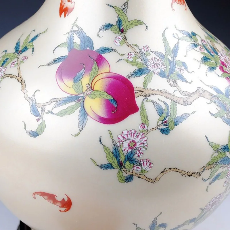 Элегантная китайская Настольная Ваза в старинном стиле светлая золотая