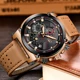 Relogio Masculino LIGE Chronograph Mens Watches Business Top Luxury Brand WristWatches Men Leather Waterproof Sport Quartz Watch Other Image