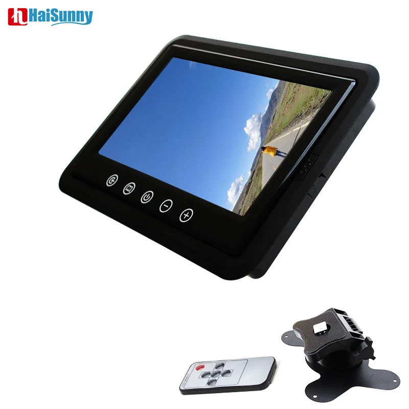 HaiSunny 7 дюймовый цветной TFT LCD широкоэкранный сенсорный монитор заднего вида для