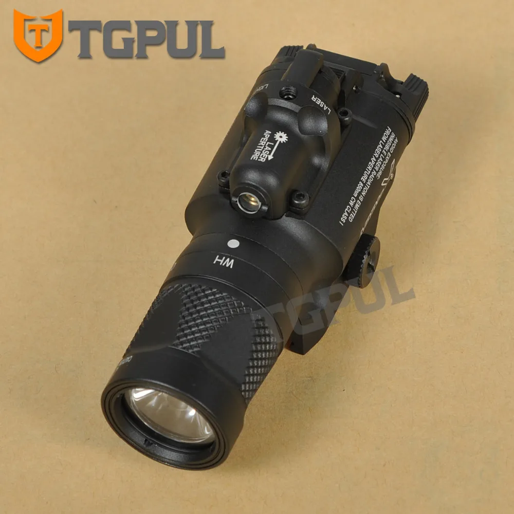 TGPUL Тактический X400V IR пистолет вспышка светильник красный лазерный