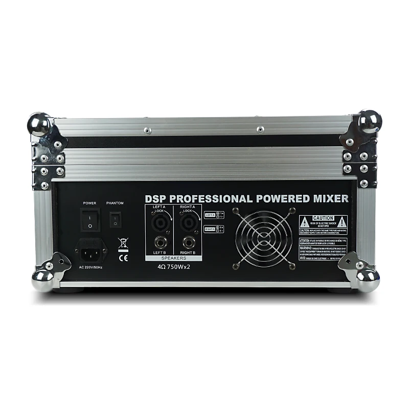 Профессиональный миксер Fuluode 8 канальный с усилителем мощности и функцией