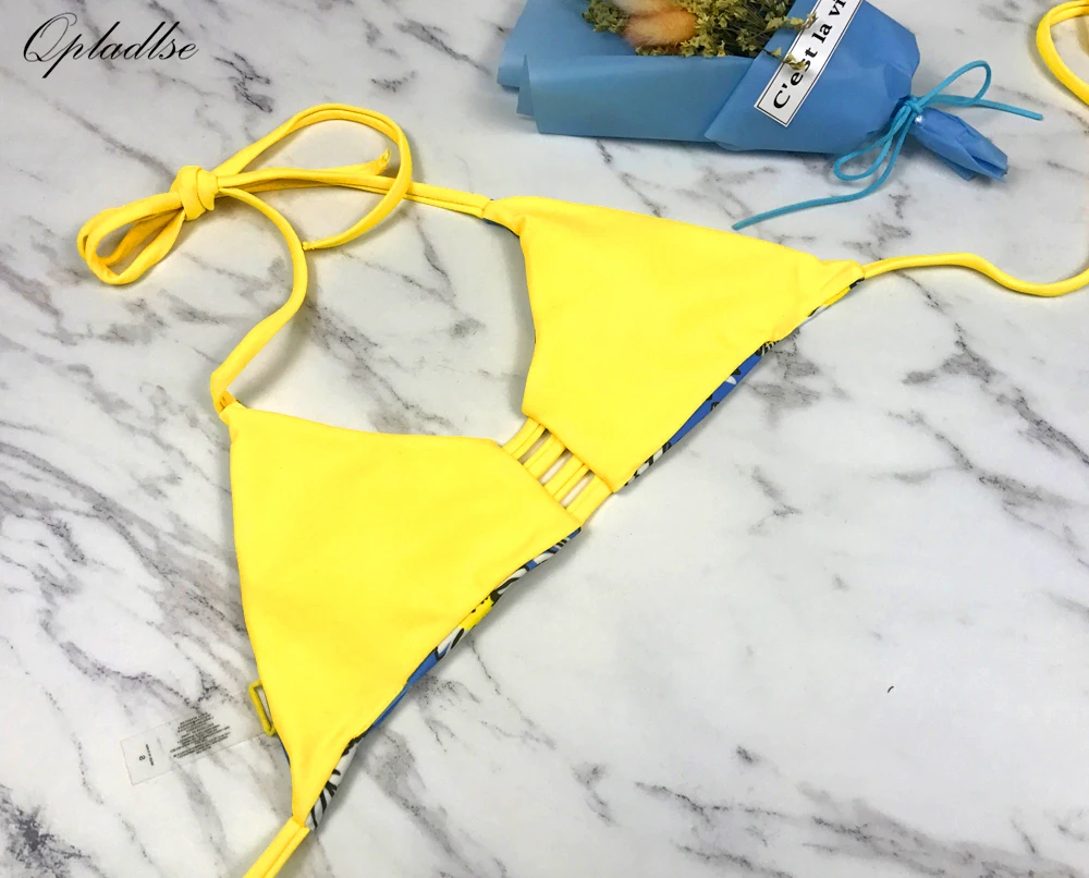Bikini Top Brazilian Swimwear Women Indoor Swimsuit Push Up Swim Bra Solid Pad Sexy Halter May Female Beach Bathing Suits 2019 |