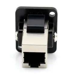 5 шт./лот D тип RJ45 Cat5e сетевой штекер Шасси панельный разъем аудио разъем|connector wire|rj45