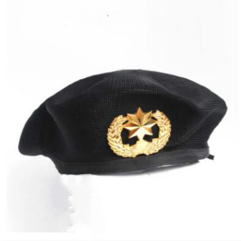 Вязаная военная шапка значок Матросская костюм для вечеринки сценический шапки