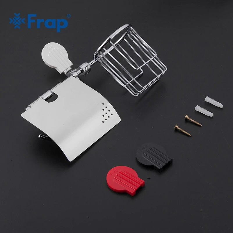 Держатели для туалетной бумаги FRAP цветные настенные держатели из цинкового
