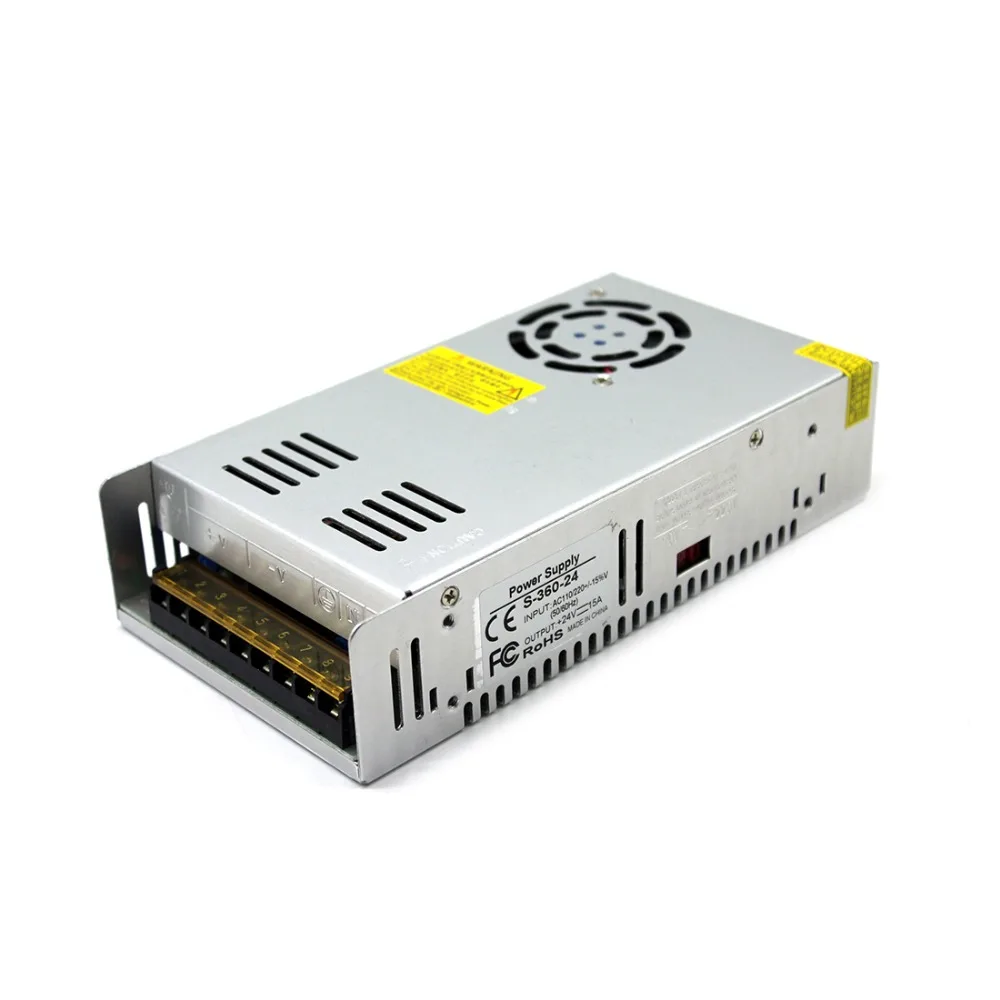 DC48V 360 Вт выключатель питания 110/220 В переменного тока в постоянный ток 12В 24В 36В 48В