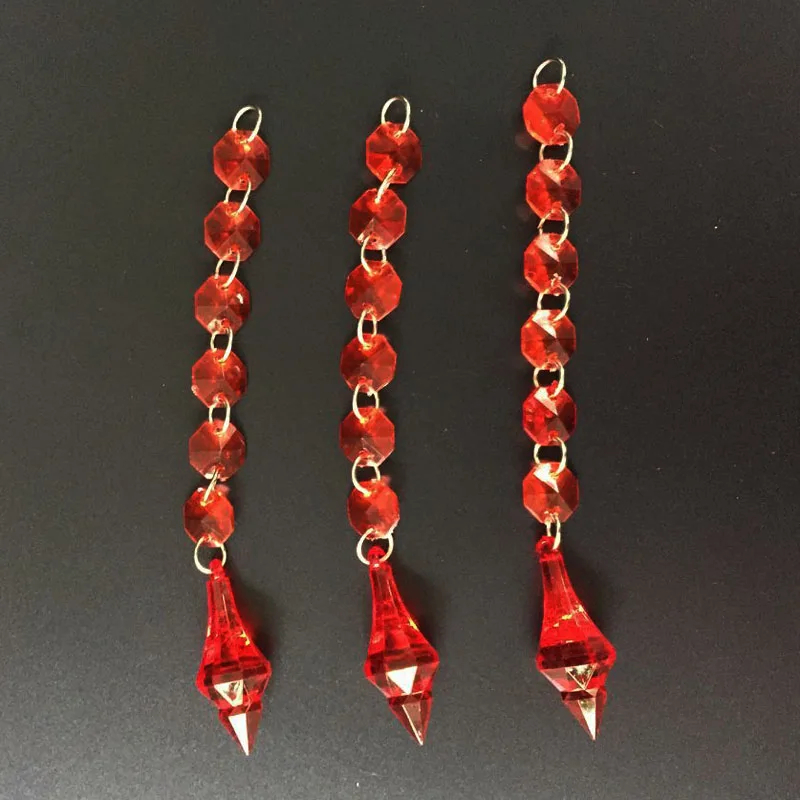 10 шт. 6 восьмиугольных прозрачных кристаллов французские призмы люстра лампа