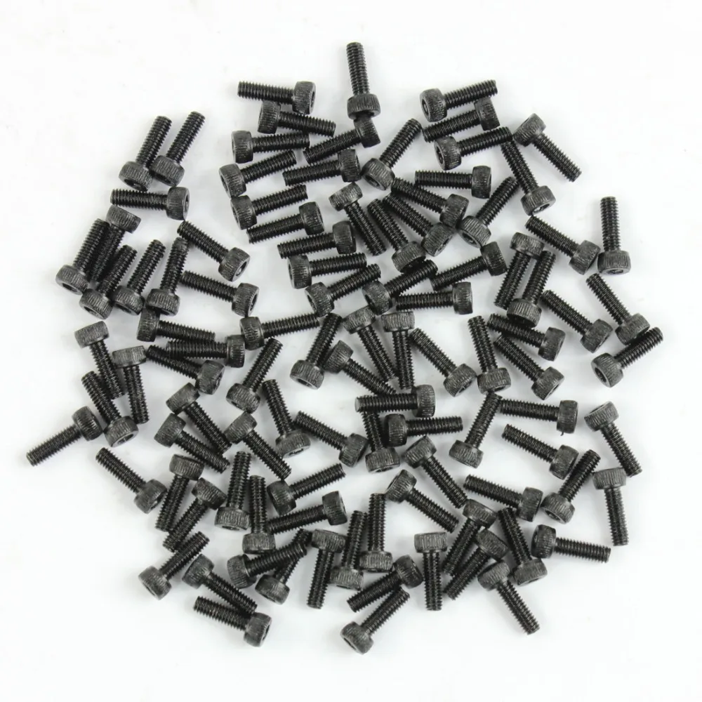 JMT M2.5 * 8 внутренняя Шестигранная головка колпачок винты Черный DIY Вертолет
