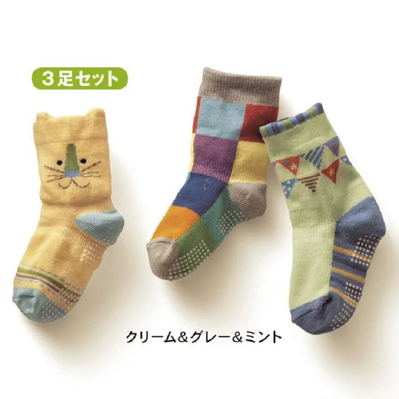 Hooyi детские носки 3 пары для новорожденных Нескользящие девочек|children socks|toddler