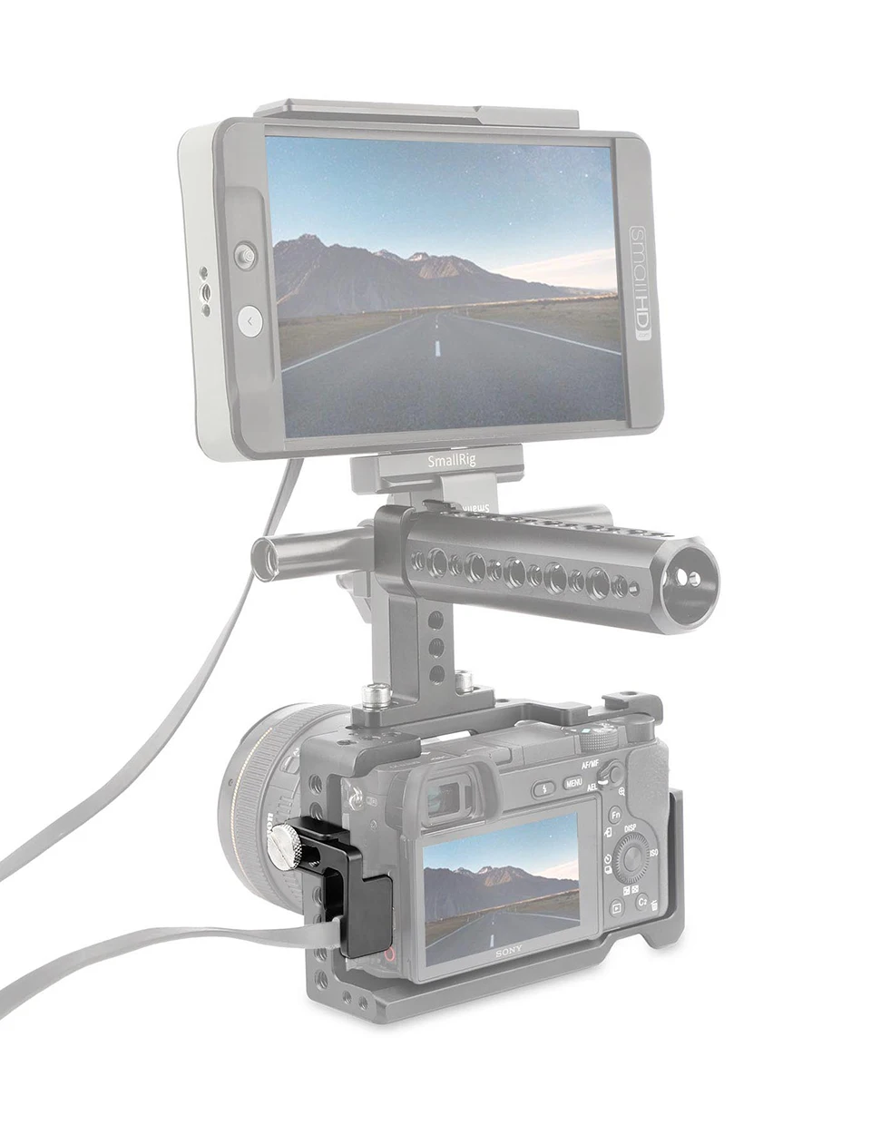 SmallRig Кабель HDMI Зажим для sony A6500 A6300 A6000 камера SmallRig клетка 1661/A7 A7S SmallRig клетка 1815 и т. Д.- 1822