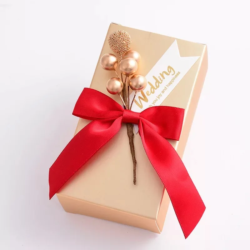 Custom favor box B 20 шт. свадебный подарок, индивидуальный логотип, золотой уникальный diy бисер, цветок, квадратная Персонализированная Коробка для конфет, подарочные коробки для гостей - Цвет: Custom favor box B