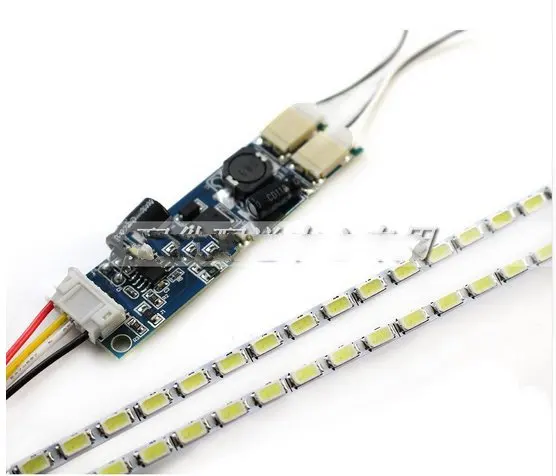 20 sets x Dimable LED Backlight Lamps Update Kit Adjustable LED Board +2 Strips for Monitor Desktop