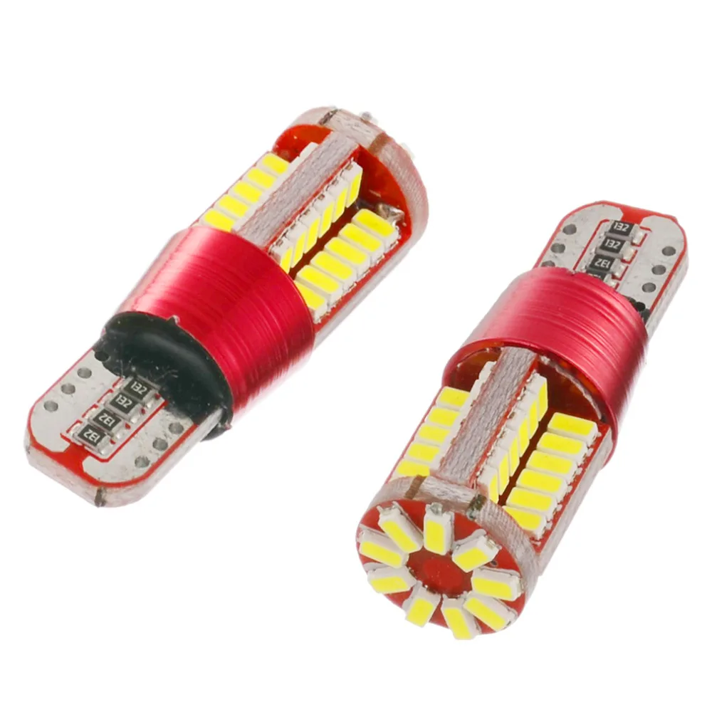 2 шт./лот Canbus 5 7 Вт 12 В 57SMD светодиодная автомобильная лампа W5W T15 T10 без ошибки Авто