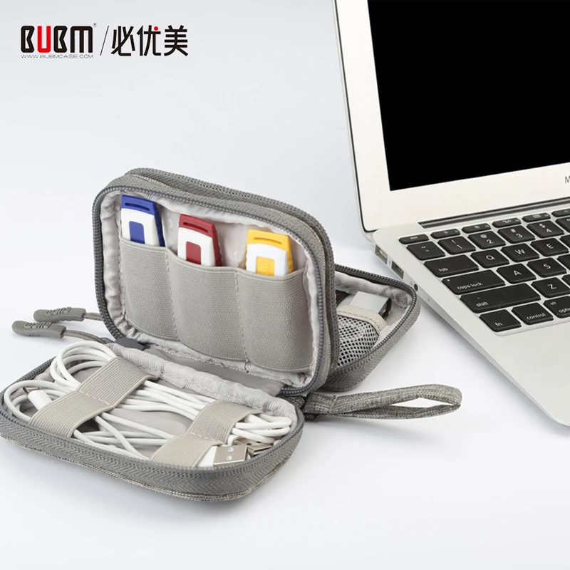 Чехол для флеш-накопителя BUBM mini USB, универсальная переносная сумка для цифрового хранения, кабель для наушников, u-диск, чехол для путешествий, органайзер для карт памяти
