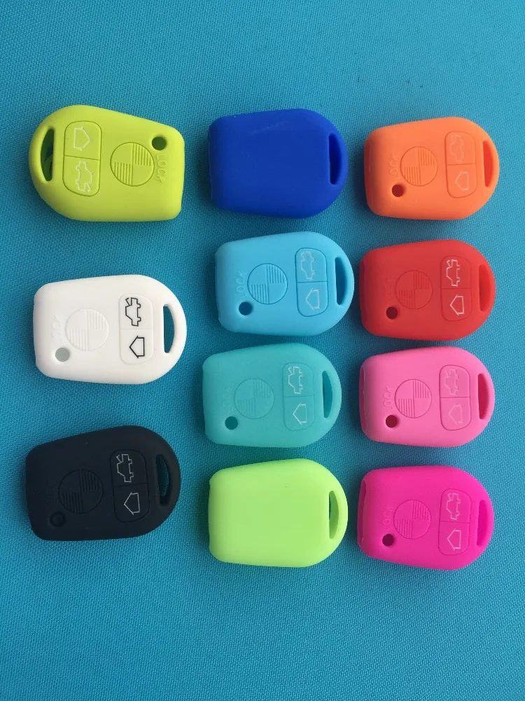 1 шт. новый силиконовый чехол для автомобильного ключа BMW E31 E32 E34 E36 E38 E39 E46 Z3 3 кнопки