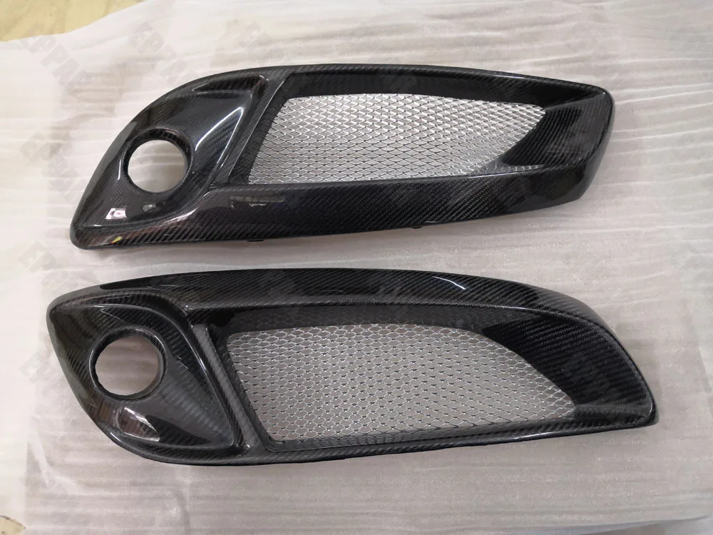 Углеродное волокно противотуманный чехол для фар для 2009-2011 Hyundai Genesis Coupe 2010