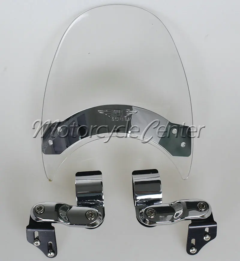 Мотоциклетные ветровые дефлекторы лобовое стекло для 1998-2014 Yamaha V Star 650 XVS650 Custom XVS650A