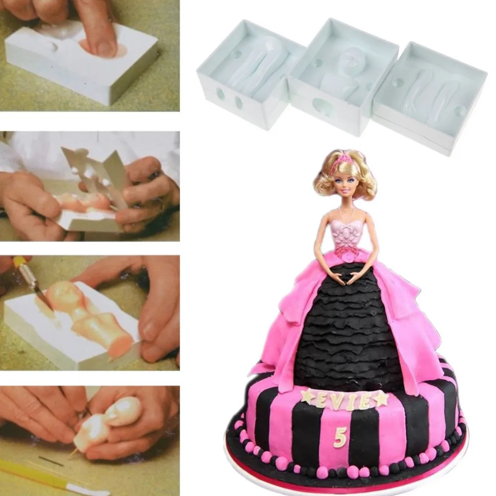 Украшение для выпечки помадка 3D люди в форме торта фигуры формы семья