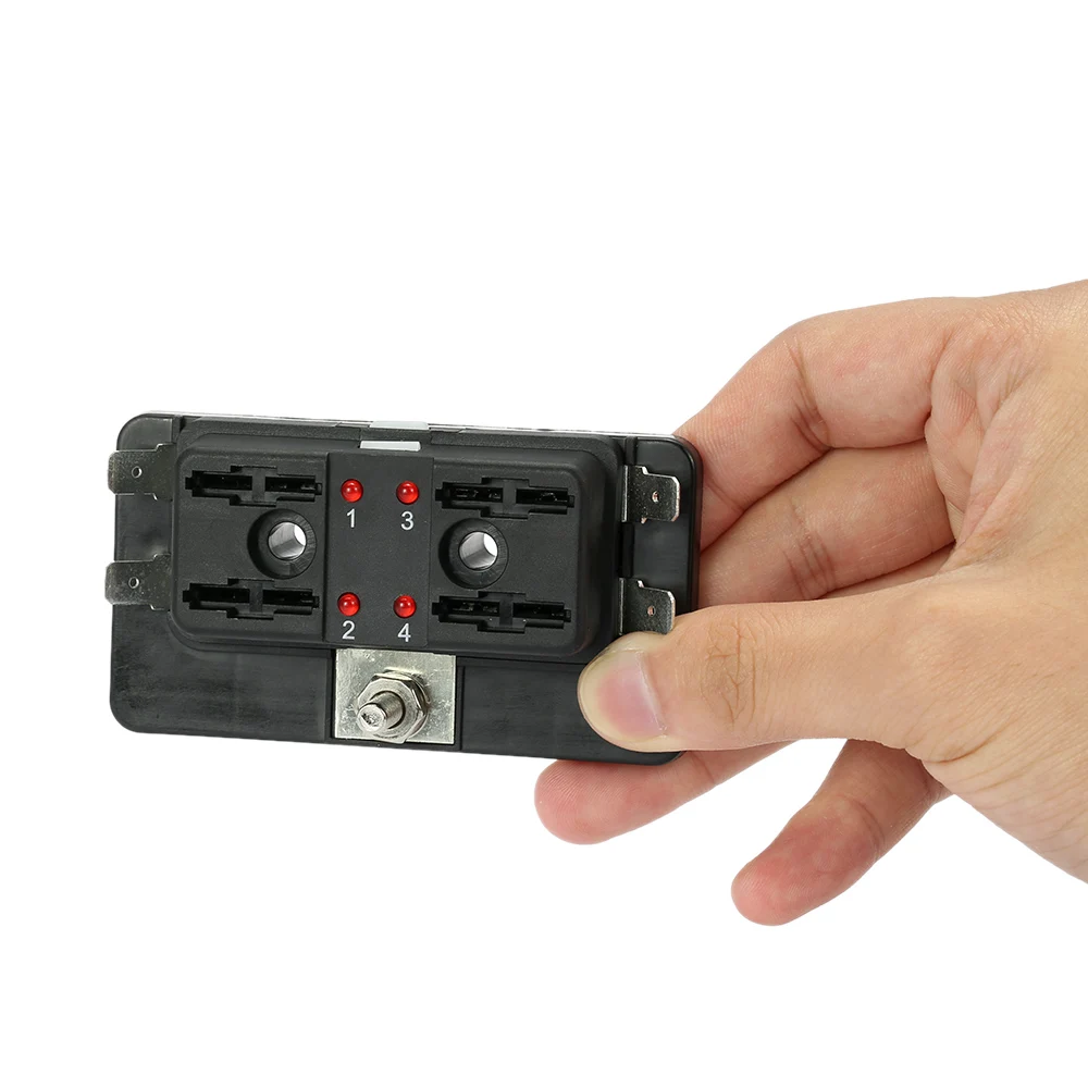 4-ходовой держатель блока предохранителей со светодиодной лампой комплект для