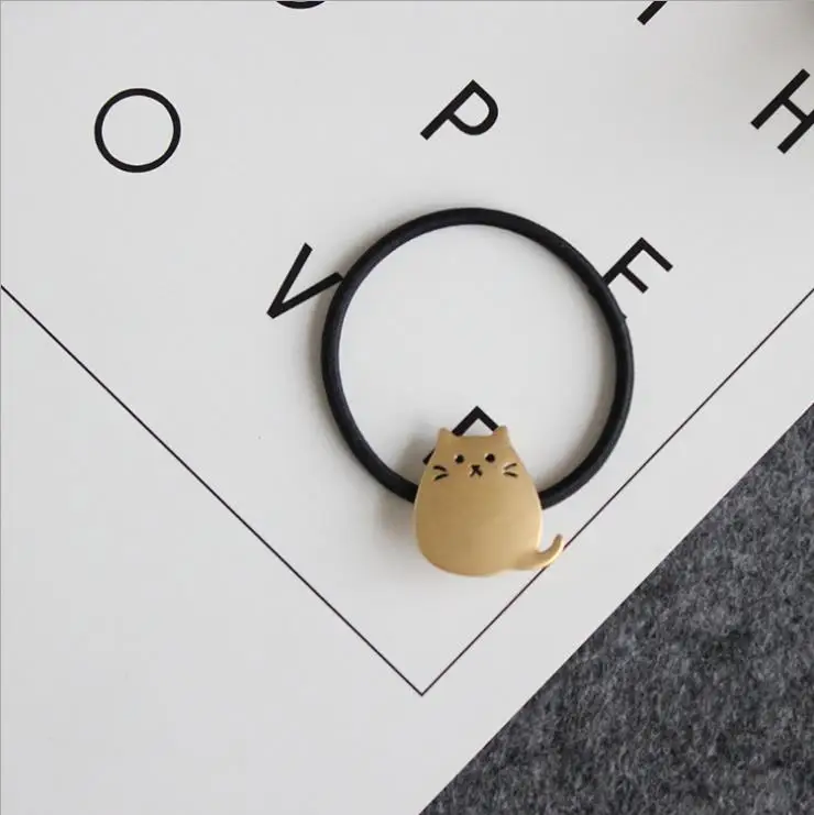 Ручной скраб матовый золотой троянский котенок веревка для волос обрезка