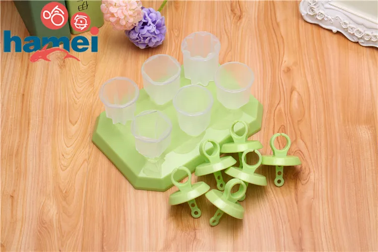 Self-Made Ice Rod Tool Ice-cream Mold Non-toxic Lattice Plastic Mould kitchen tool |