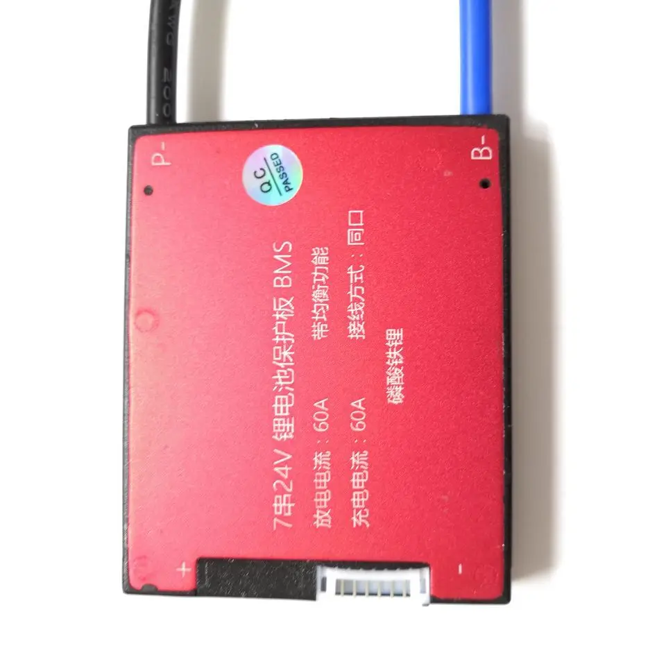 1 шт./лот 7 S 24 В 16A 25A 35A 45A 60A BMS Батарея защиты плате LiFepo4 PCB PCM с баланса|Аксессуары для