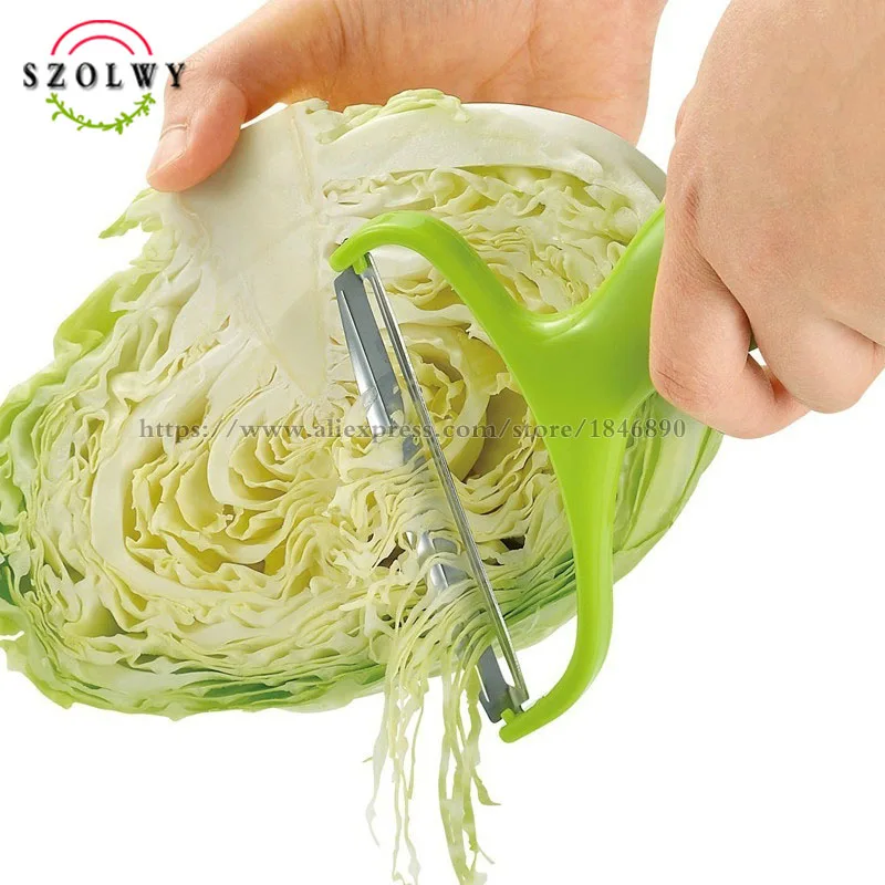 2 шт. из нержавеющей стали Овощечистка Капустные терки нож для салата картофеля