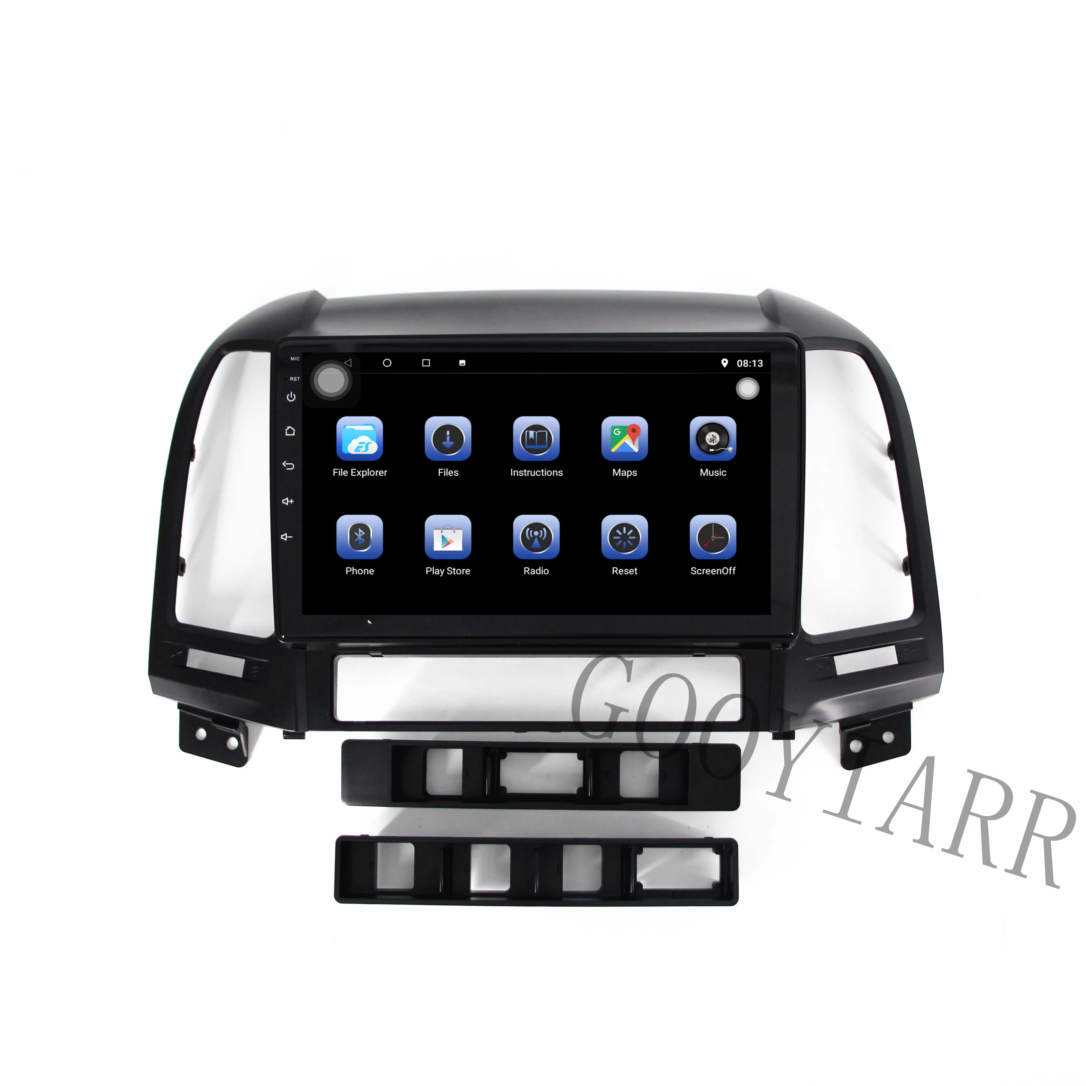 1din Android8.1 автомобильная стереосистема Радио 8core мультимедийный плеер для hyundai santa fe 2006 2007 2008 2009 2010 2011 2012