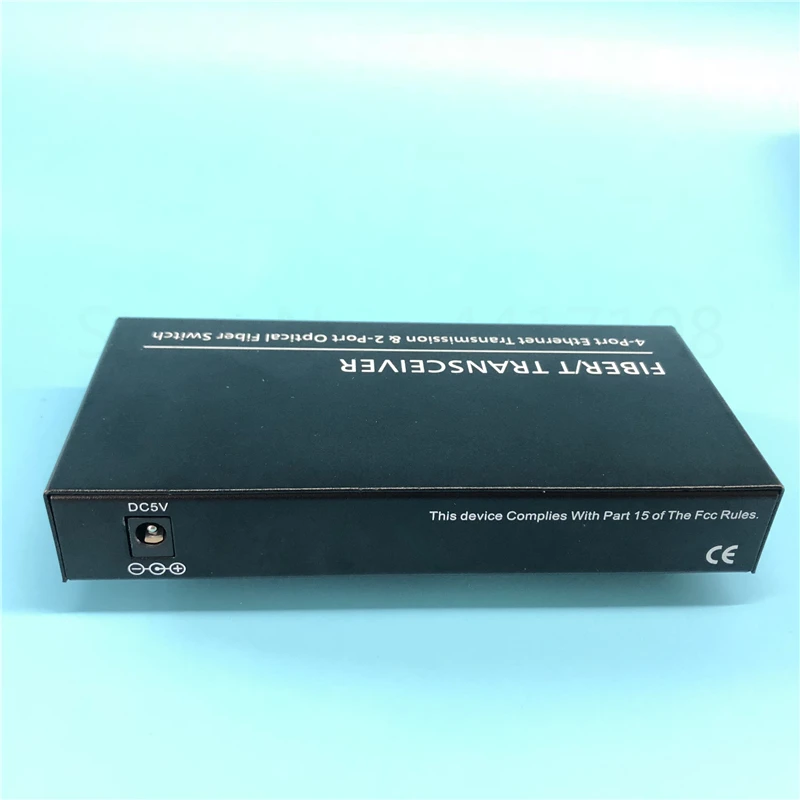 Коммутатор Gigabit Ethernet 2G4E 10/100/1000M волоконно оптический медиаконвертер с одним