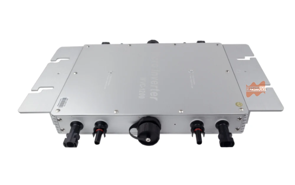 Водонепроницаемый IP65 MPPT 1200W умный сетевой солнечный инвертор DC 22-50V до 80-160VAC или 180-260VAC, 50 hz/60 hz, макс для панелей 1400W
