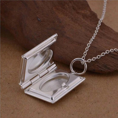 Новинка Мужская и женская модная книга фото медальон Кулон из бисера цепи