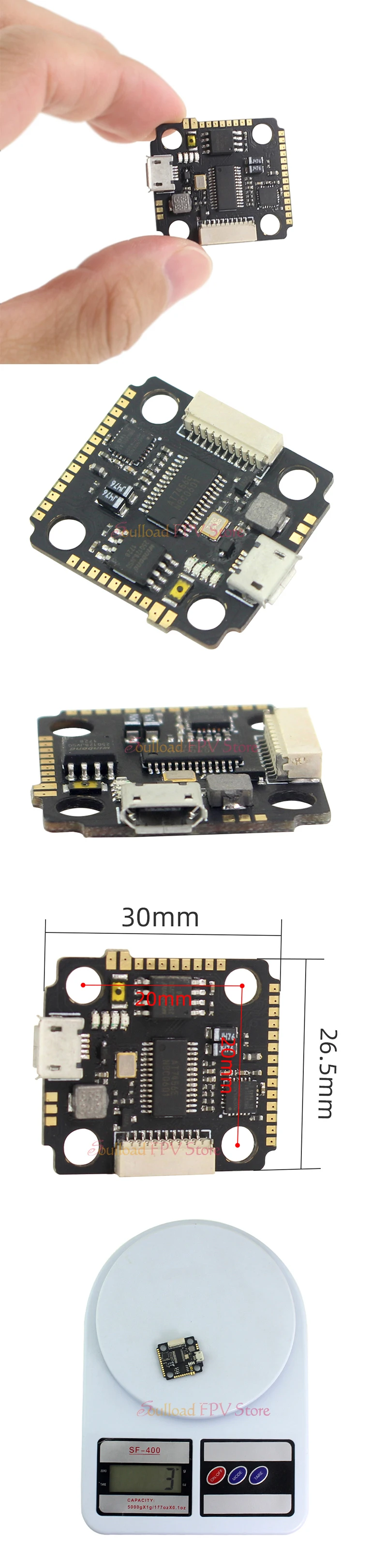 MAMBA F405 Mini F4 8K Контроллер полета интегрированный Betaflight OSD 5V 1A BEC 2-4S для DIY FPV гоночный Дрон Квадрокоптер