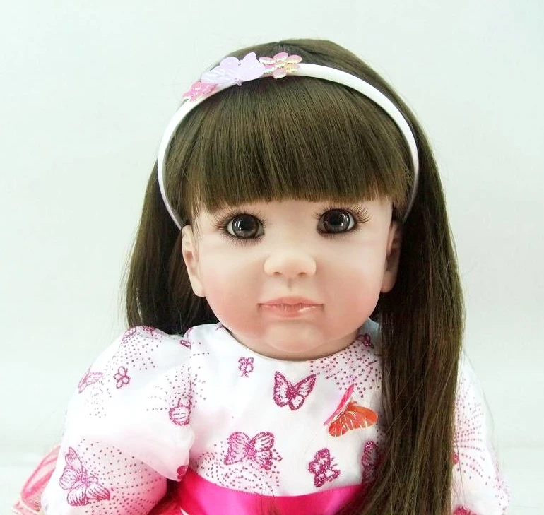 Цветное платье для новорожденных кукла принцесса девочка малыш мягкая виниловая