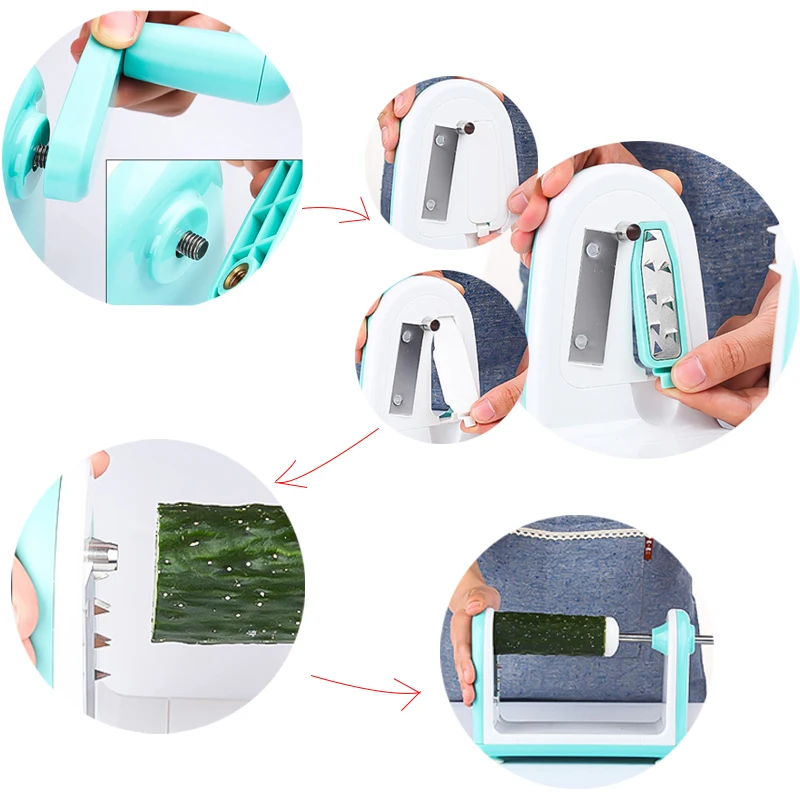 Ротационная мандолина слайсер измельчитель овощи капуста резак круглые ручные