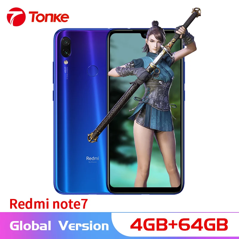 Глобальная версия xiaomi Redmi Note 7 4 ГБ ОЗУ 64 Гб ПЗУ Смартфон Snapdragon 660 Восьмиядерный 6 3